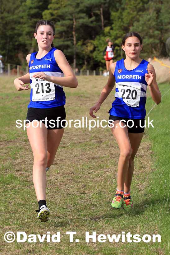 Girls under-15s 2022 NEHL Druridge Bay, Northumberland, Sunday, October 9th. Photo: David T. Hewitson/Sports for All Pics